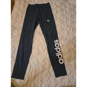Adidas Kids Teal Activewear Leggings Size 11-12Y